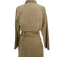 Lucky Brand olive green The Relaxed Trench Coat Jacket womens size LARGE new