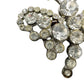 vintage clear rhinestone encrusted butterfly BROOCH sparkly jewelry pin
