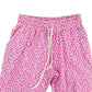Lila and Hayes white & pink hearts Jogger style Pajama Pants women's SMALL