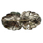 vintage silver tone metal leaf BROOCH cabbage leaves jewelry pin