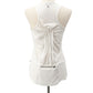 Athleta white adjustable waist Tank Top workout wear women's XS athleisure