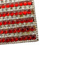 vintage American Flag red blue clear rhinestones BROOCH patriotic jewelry pin