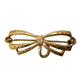 vintage 10K gold filled Engraved Bow BROOCH costume jewelry MCM ribbon pin