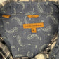 JACHS Girlfriend black white Bea Light Flannel Plaid Snap Front Shirt MEDIUM top