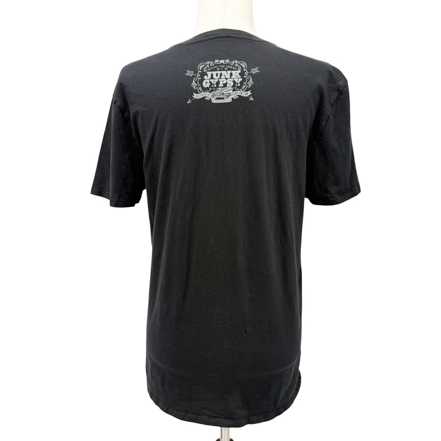Ranch Hand black & white T-Shirt women's SMALL graphic Junk Gypsy tee