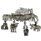 vintage pewter Noah's Ark BROOCH Jonette Jewelry pin signed ©JJ