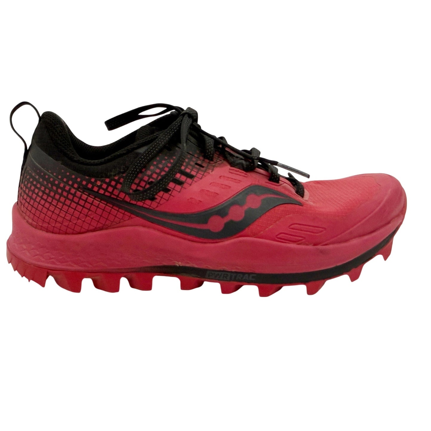 Saucony barberry & black Peregrine 10 ST women's 7 trail running shoes terrain