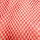 vintage red & white Ruffled sheer Fashion Dress Gloves women's 7.5 small medium