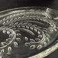 set of 4 vintage Federal Glass Homestead Snack Plates glassware serving dish