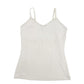 Maidenform Comfort Devotion soft white Camisole Tank Top women's 2XL lace trim
