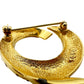 vintage Erwin Pearl PEP black & gold snake BROOCH jewelry pin *needs repair*