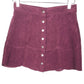 American Eagle faux suede red wine colored short SKIRT mini size 4 womens