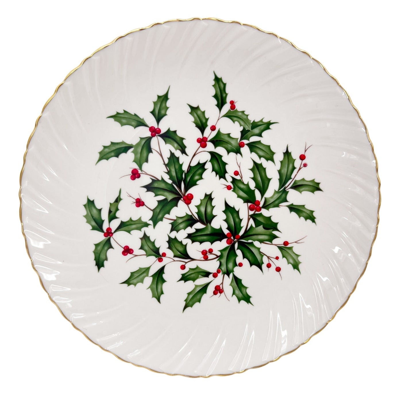 Large Swirl Christmas Serving Platter | Lenox Holiday