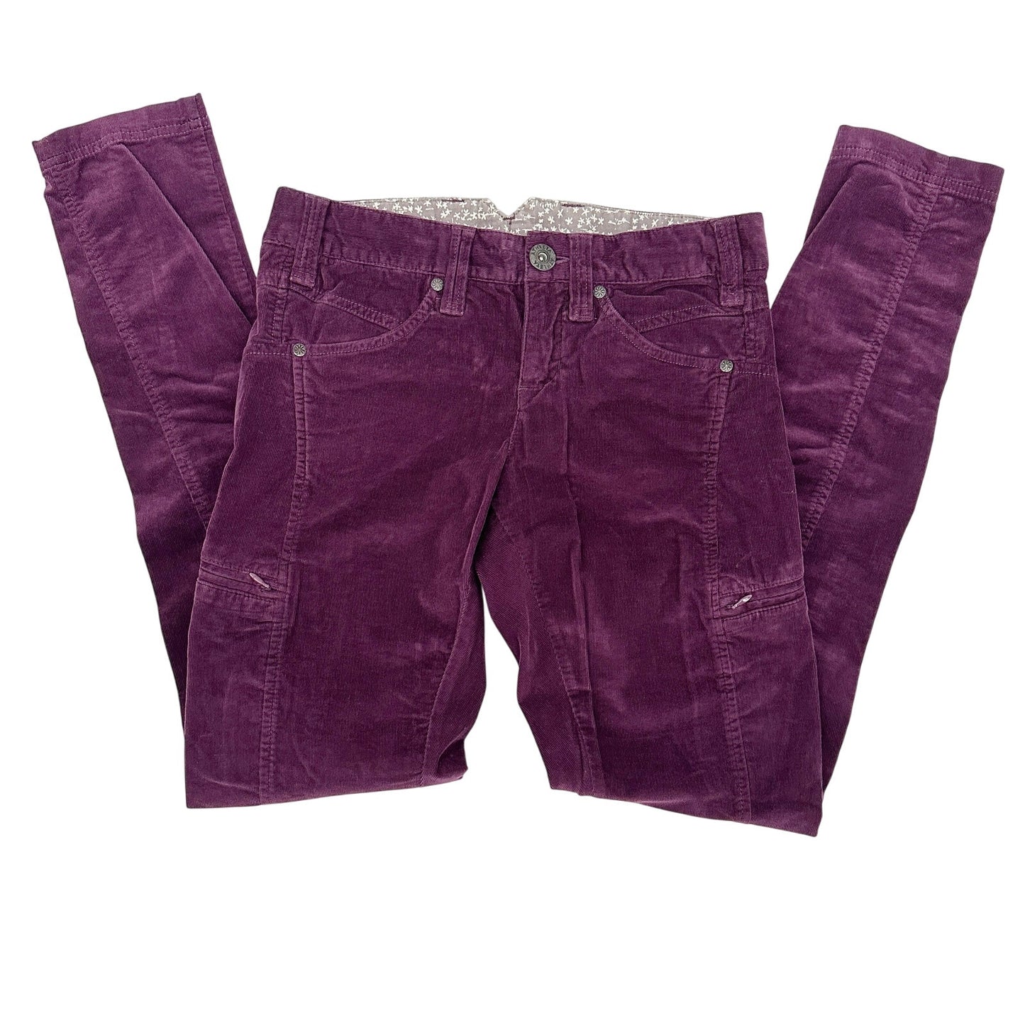 Athleta purple plum Corduroy Pants women's size 2 small never worn