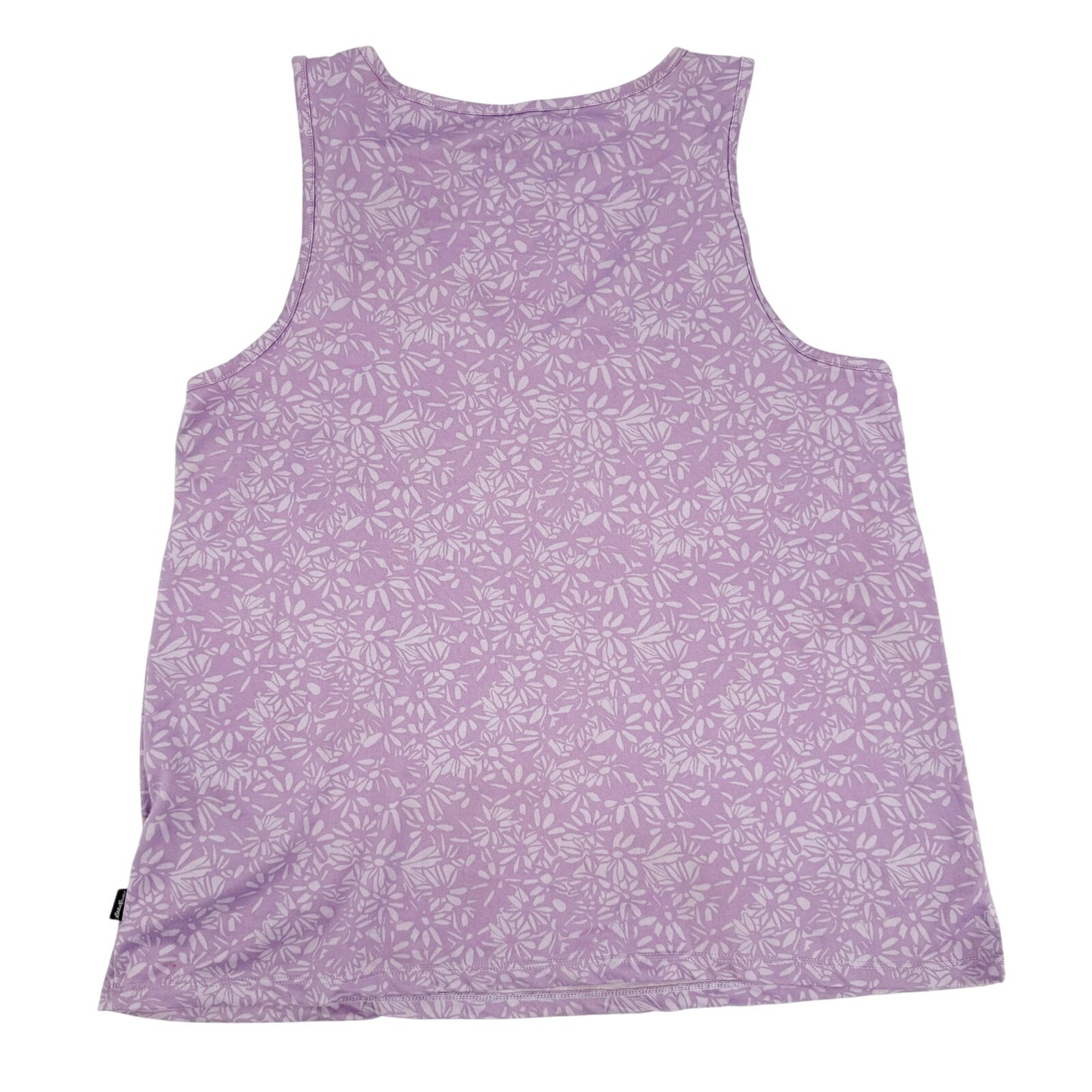 Eddie Bauer lavender purple floral Sleep Shirt womens LARGE sleepwear pajama top