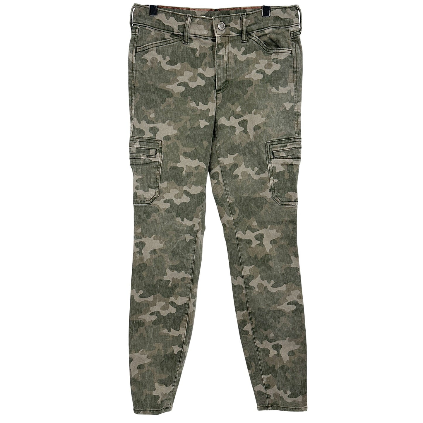 Eddie Bauer green camo denim Skinny Jeans women's size 6 small