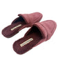Lucky Brand burgundy Caydim Mule women's 7.5 shoes faux fur lining suede slip-on