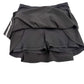 Calla black Skort women's SMALL athleisure skirt running workout wear reflective