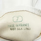 vintage Aris of Paris white leather Below Elbow Dress Gloves women's 7 small