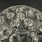 vintage 5" clear glass Flower Frog with 16 stem holes for floral arrangements