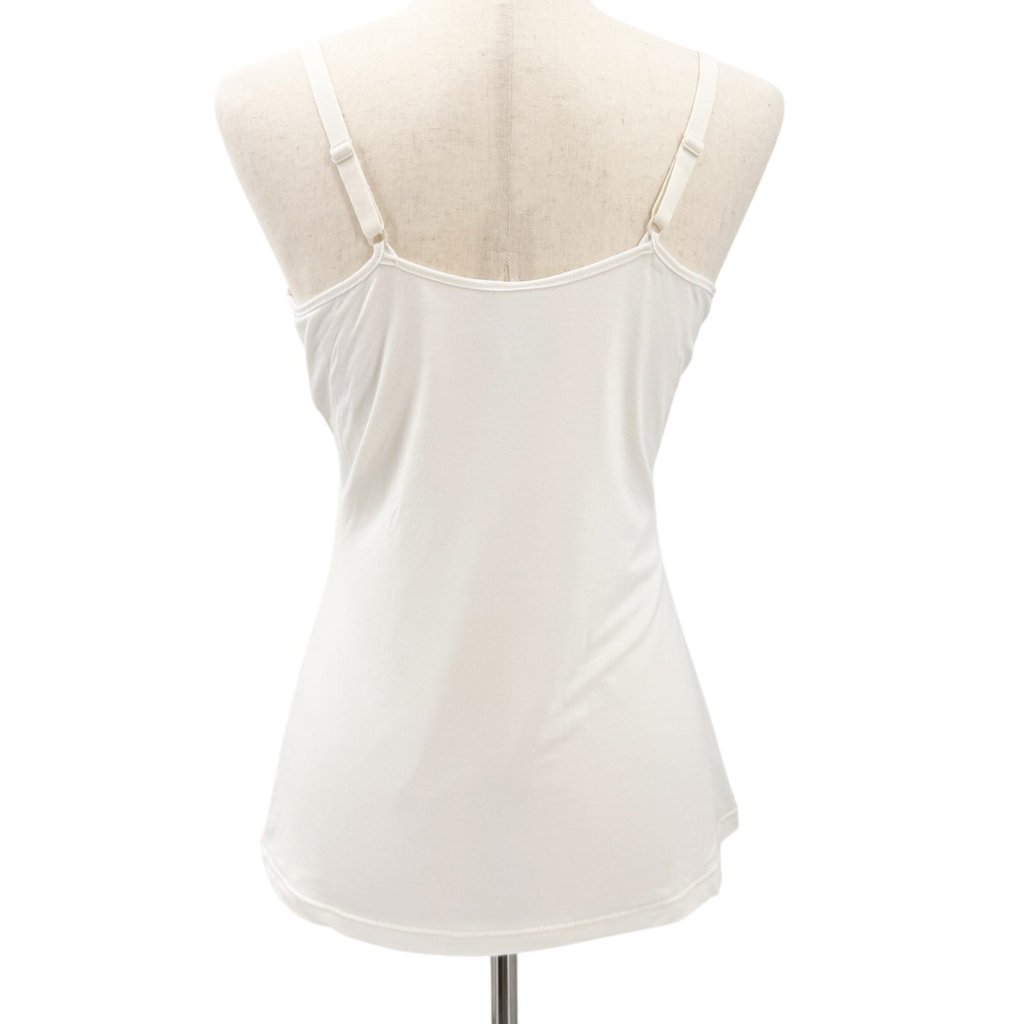 Maidenform Comfort Devotion soft white Camisole Tank Top women's 2XL lace trim