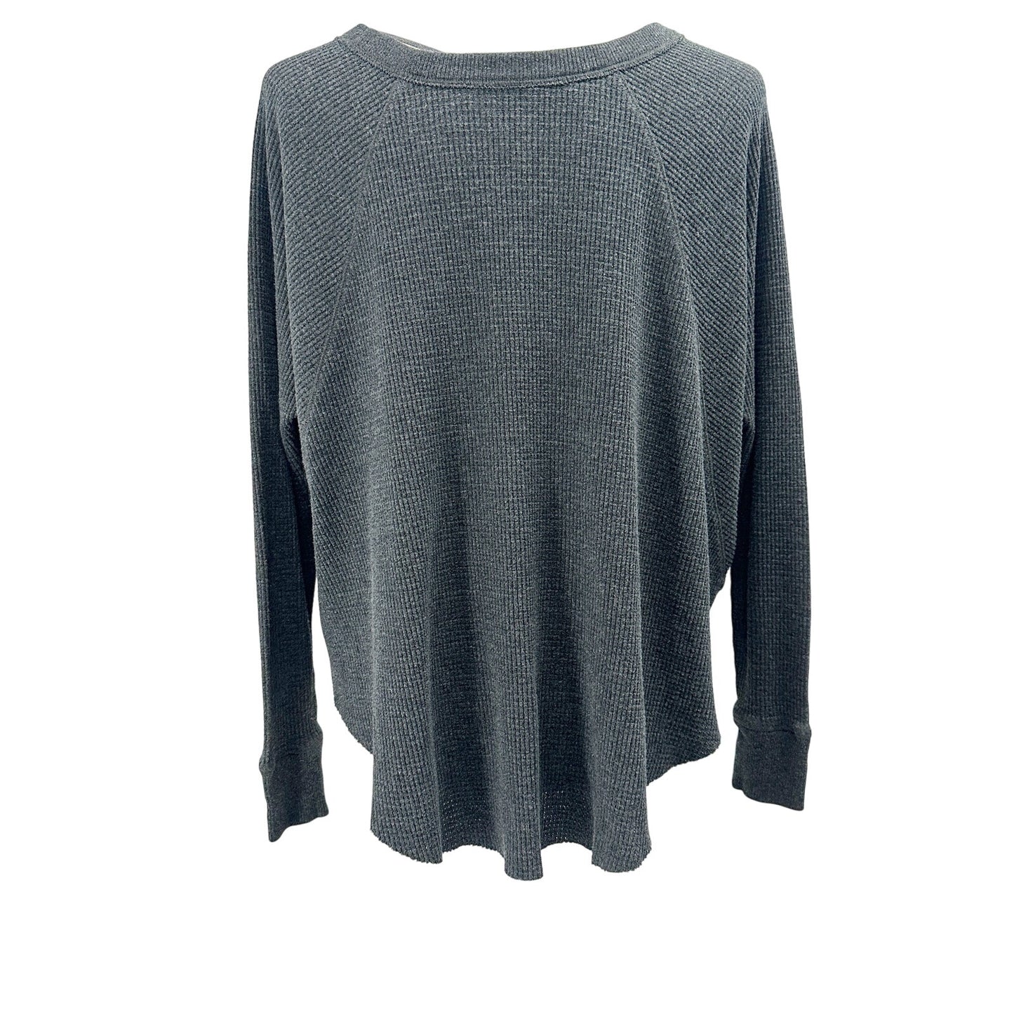 We The Free People dark gray Thermal shirt Top women's XS