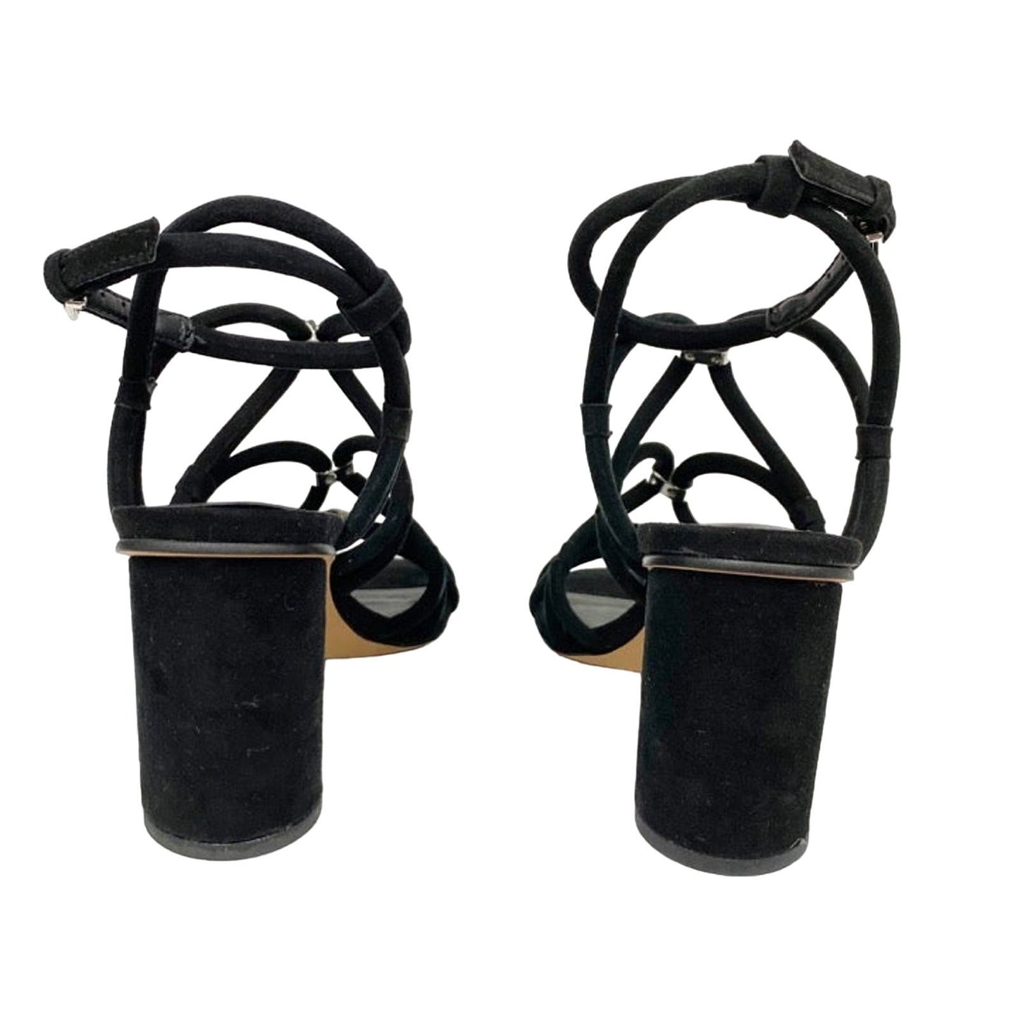 Rebecca Minkoff black Apolline Strappy heeled Sandals shoes size 7 M new $158