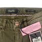 Nanette Lepore olive green black striped Jeans Nolita Skinny pants women's 2 new