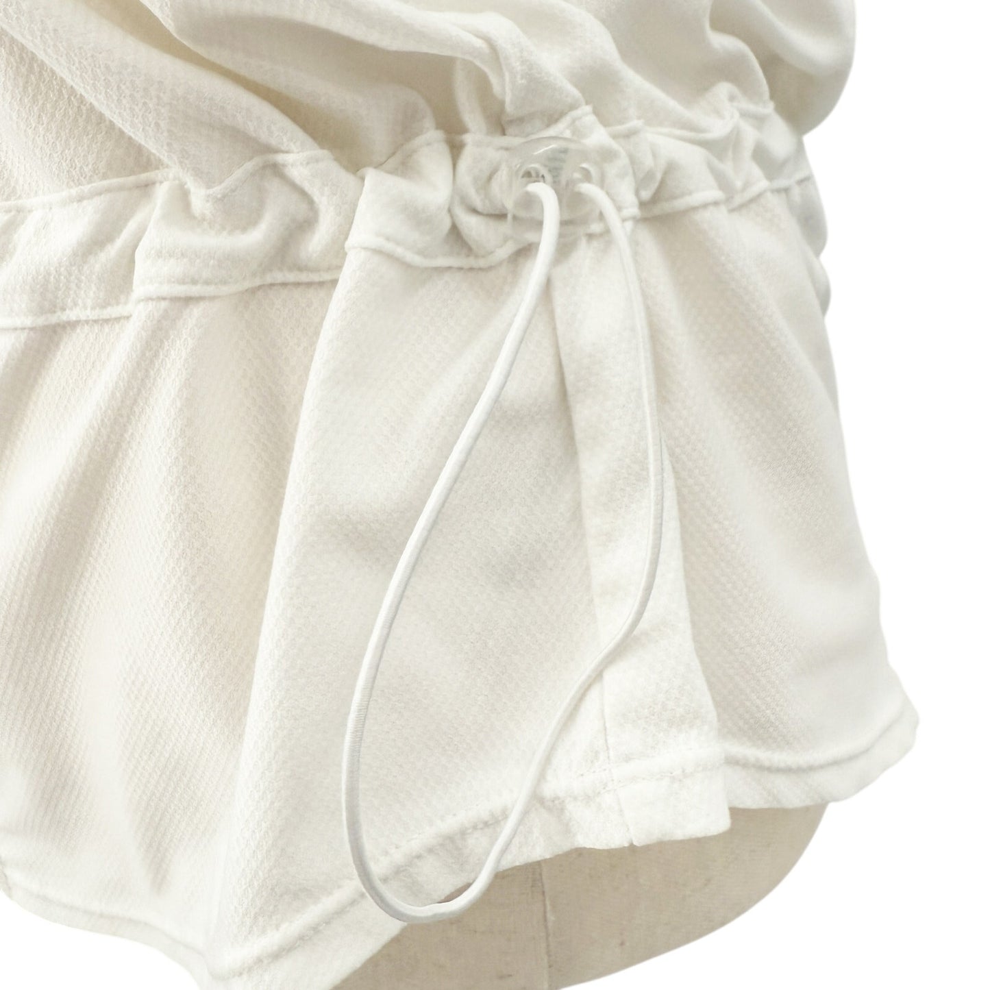 Athleta white adjustable waist Tank Top workout wear women's XS athleisure