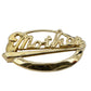 vintage MOTHER gold tone metal Mother's Day BROOCH jewelry pin