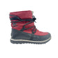 Sorel red & black Ankle Winter Boots women's 7 waterproof slip-on shoes w/ tie