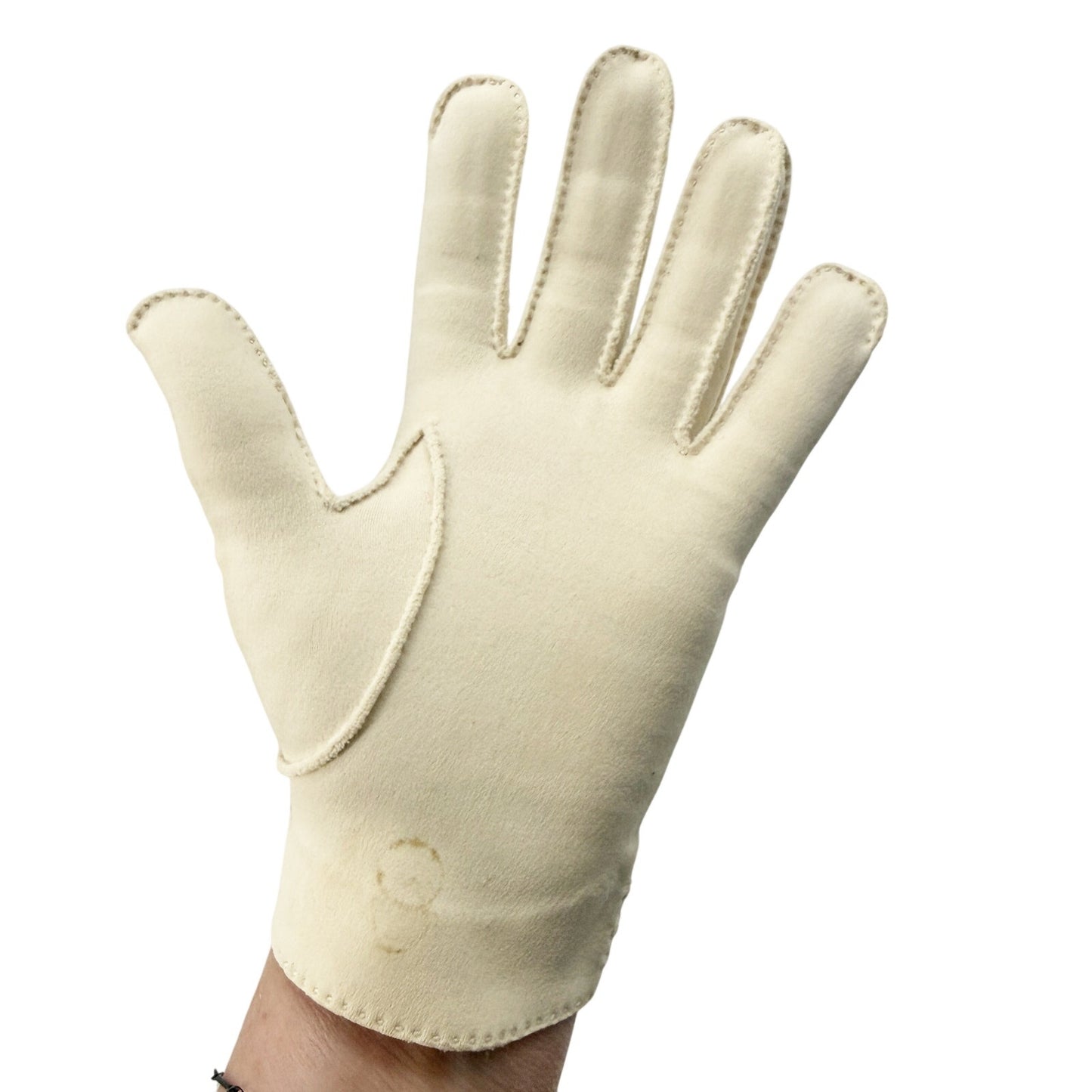 vintage Crescendoe ivory cream Fashion Dress Gloves women's 7 small medium