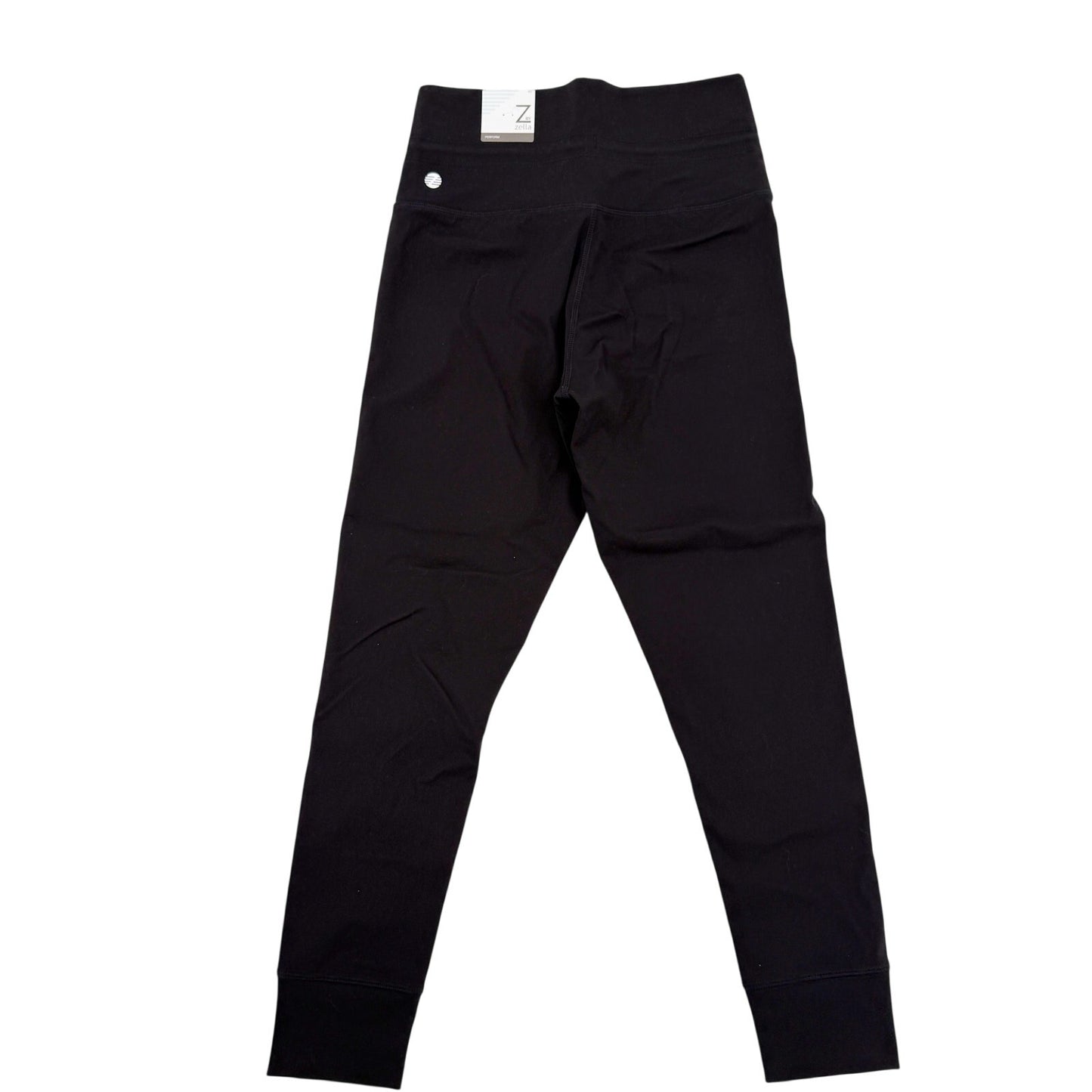 Zella black High Waist Drawstring Leggings women's XS ankle length Perform NEW