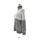 prAna gray & white Turtleneck Sweater Top women's SMALL