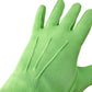 vintage Lee Begman bright green Fashion Dress Gloves women's 7 small medium USA