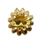 vintage gold tone metal Flower Clip floral costume jewelry scarf fur dress shoes
