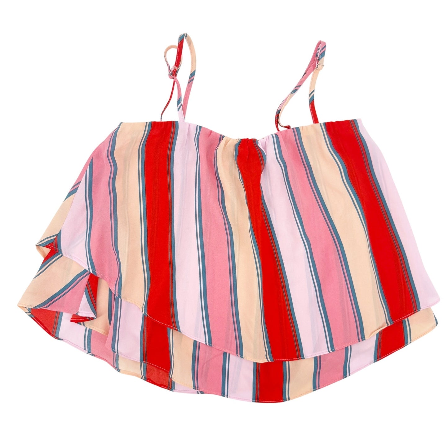 Geena Short Swing Tank Top women's XS cami stripes summer casual Buddy Love NEW