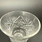 set of 4 crystal Shot Glasses | vintage barware