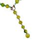 vintage long strand of green & blue beads Beaded Necklace costume jewelry
