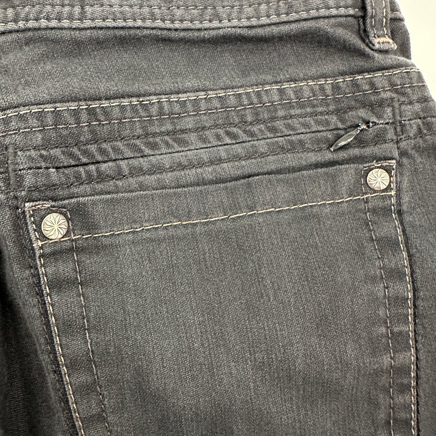 Athleta washed black denim Frontier Jeans women's size 4 small pants