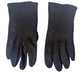 vintage black Fashion Dress Gloves women's 7.5 small wrist length button closure