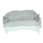 Chico's gray & mint ombre woven Fringed Sweater Poncho women's L large XL soft