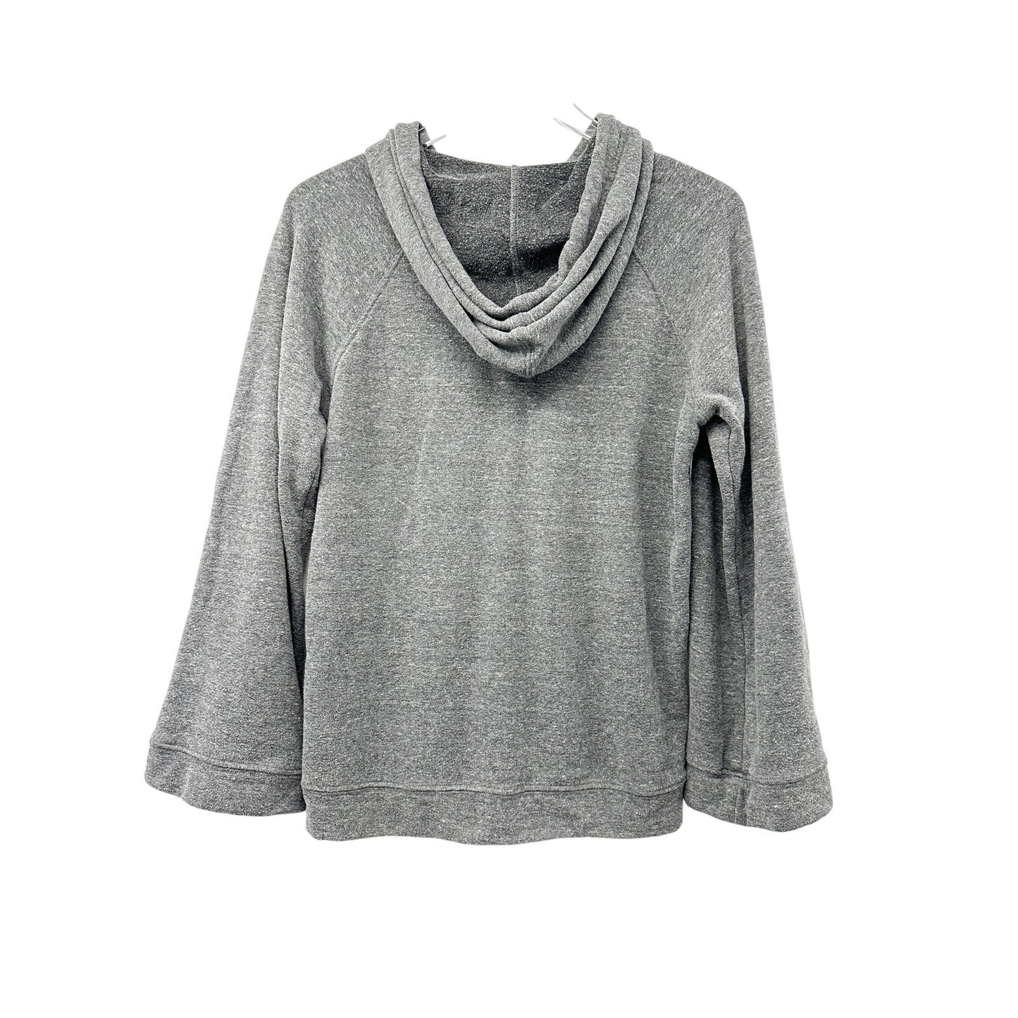 Treasure & Bond gray Sweatshirt Hoodie Top women's XS wide sleeves athleisure