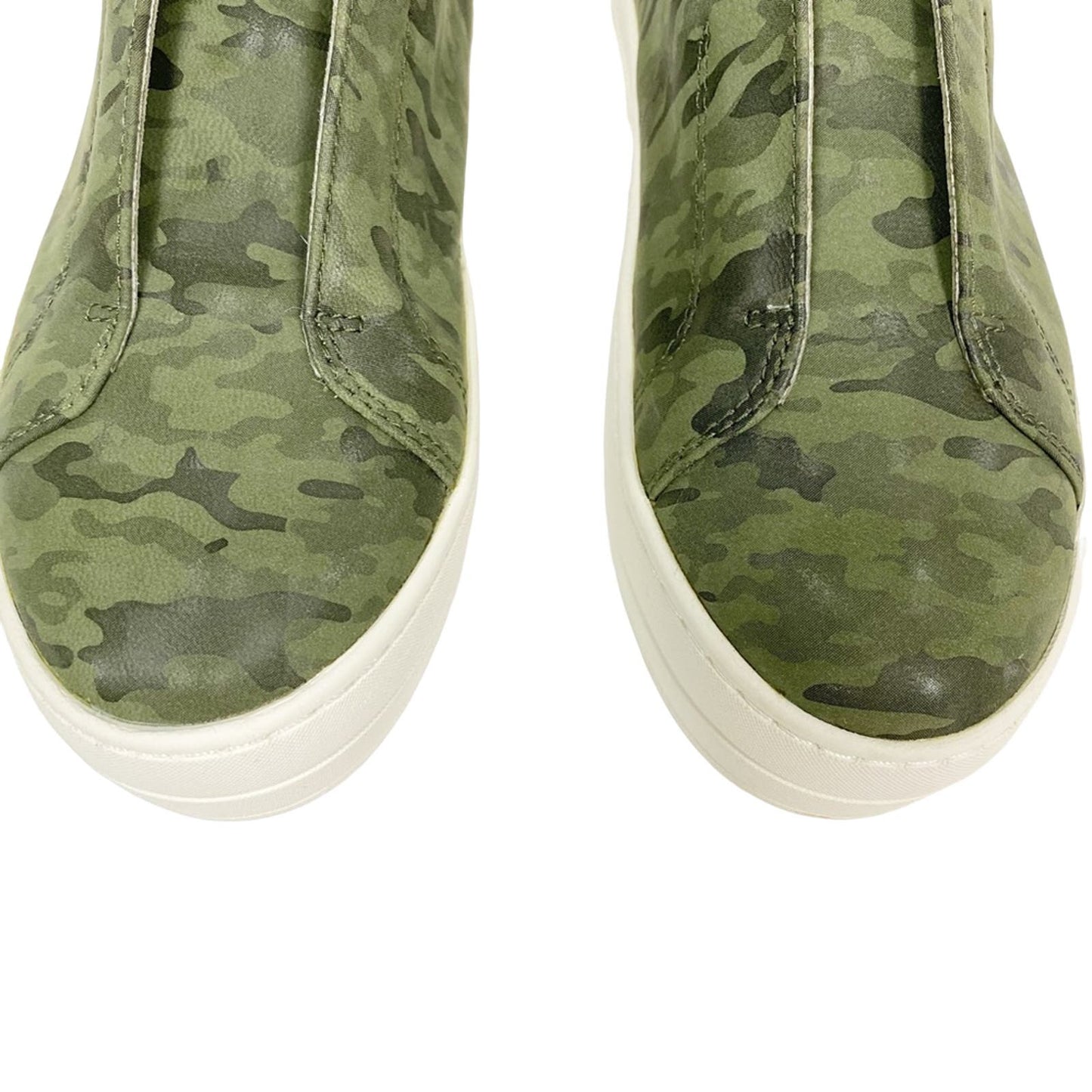 J/Slides green camo leather Heidi platform sneakers shoes sz 6 6.5 new $150