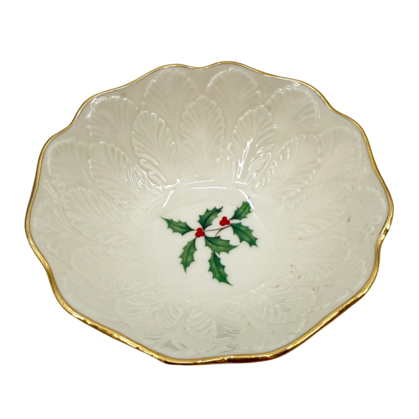 Christmas Dimension Open Candy Dish | Lenox Holiday