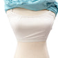 Athleta light blue & white Tank Top adjustable criss cross straps women's SMALL
