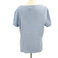 Karen Scott light blue heather Henley Pullover Top women's MEDIUM casual shirt