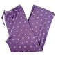 Jockey purple pink floral Sleep Pants women's SMALL pajama lounge bottoms NEW