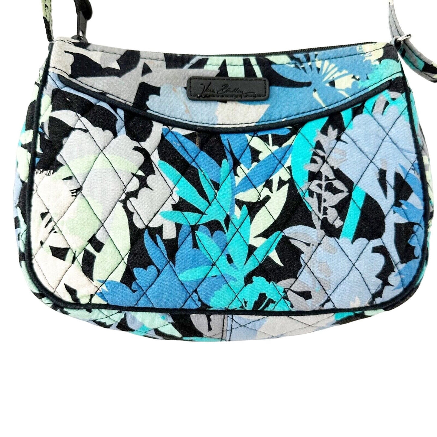 Vera Bradley blue Camofloral Crossbody hipster Purse bag Spring 2016 handbag