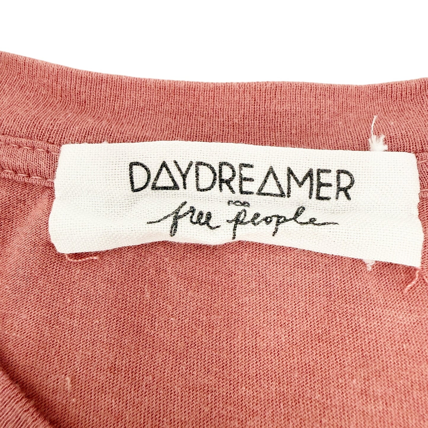 Daydreamer for Free People dark rose Johnny Cash tee T-shirt women's SMALL top